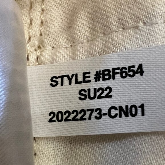 J. Crew Full Length Demi Boot BF654 Jeans in Natural Size 29P - Picture 9 of 13